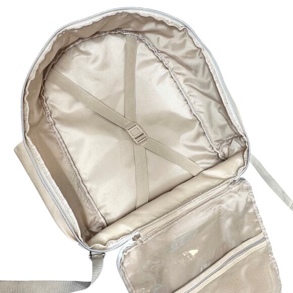 BEIS The travel Backpack in Beige Canvas main image 8